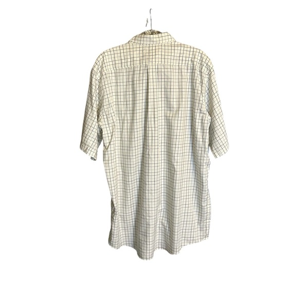 L.L. Bean Blue and White Checkered Shirt - Size L Tall - Picture 2 of 7